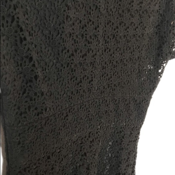MIU MIU Embroidered Lace Broderie Anglaise  Dress Black - Picture 5 of 9